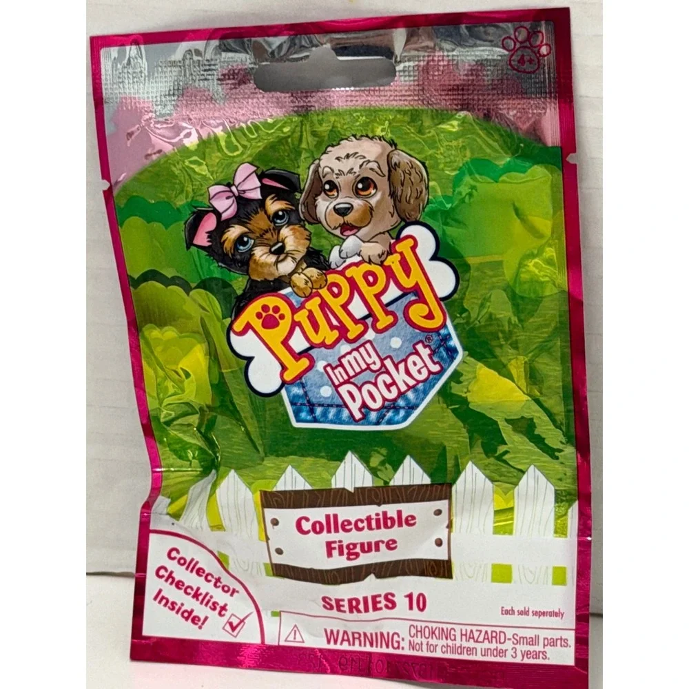 Puppy In My Pocket Series 10 Blind Bag Collectible Dog‎ Figure Just Play New